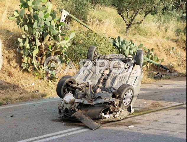 Θανατηφόρο τροχαίο στην Άνθεια Μεσσηνίας