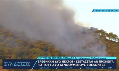 Φωτιά στο Ξυλόκαστρο: Βρέθηκαν δύο νεκροί (video)