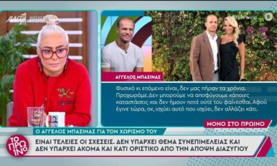 Χώρισε ο Άγγελος Μπασινάς (video)