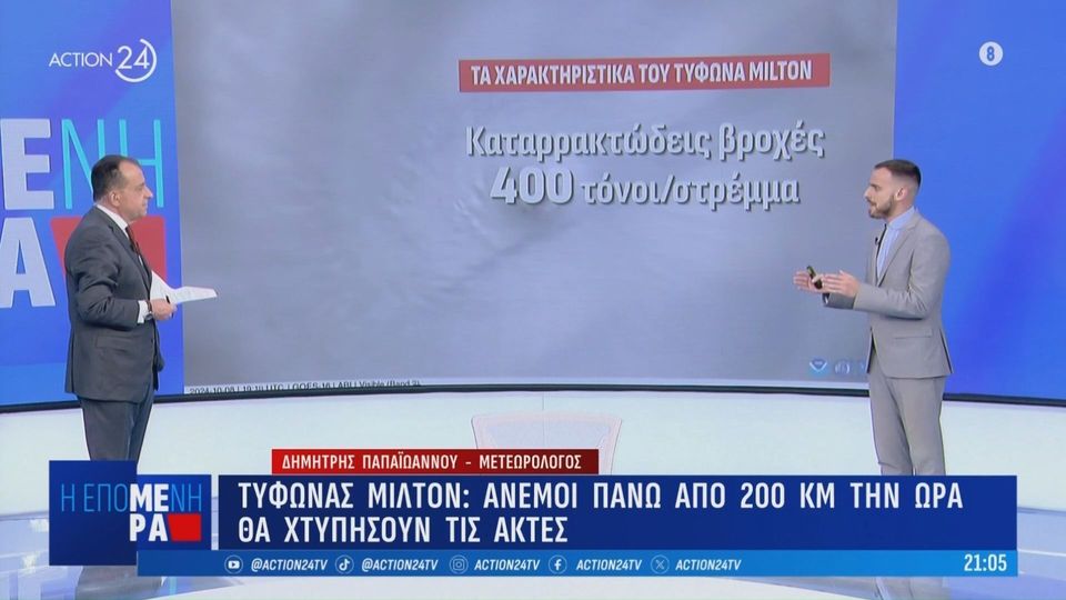 Τυφώνας «Μίλτον»: Απόλυτος τρόμος στη Φλόριντα &#8211; Έρχονται κύματα 4-5 μέτρων (video)