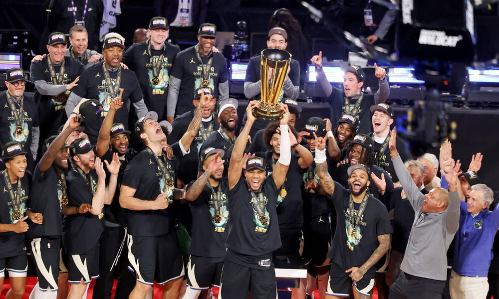 NBA Cup: Συγκλονιστικός Γιάννης Αντετοκούνμπο &#8211; Πήρε το Κύπελλο με triple double (+videos)