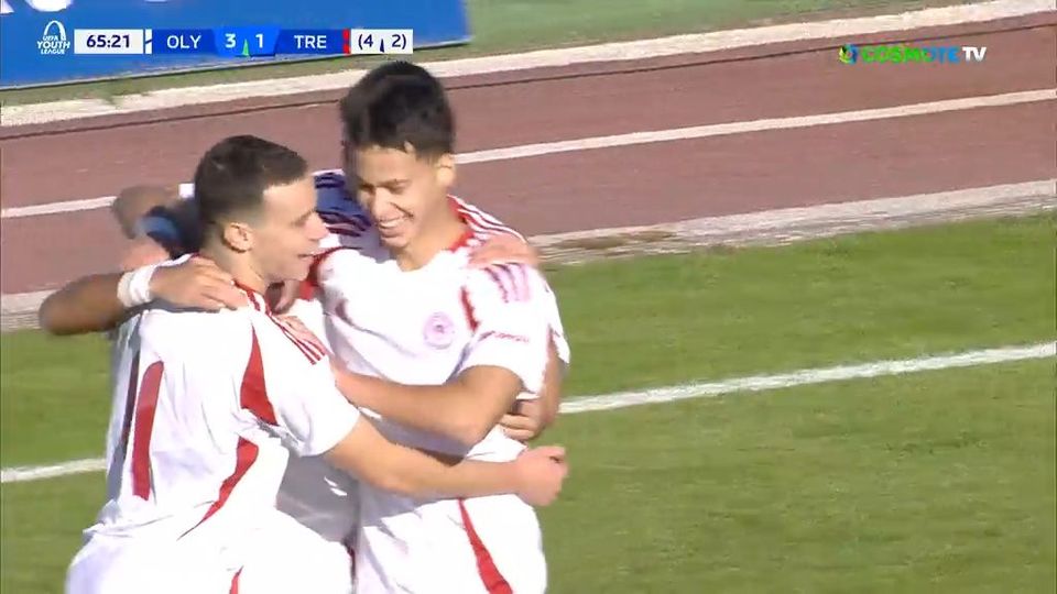 UEFA Youth League:  Ολυμπιακός &#8211; Τρεντσίν 4-1 |HIGHLIGHTS