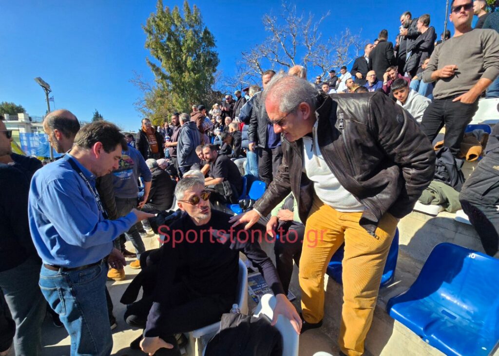 Και ο Αγαθοκλής Χριστόπουλος χθες στο Ζηρίνειο, τετ α τετ με Νίκο Λυμπερόπουλο (+pic)